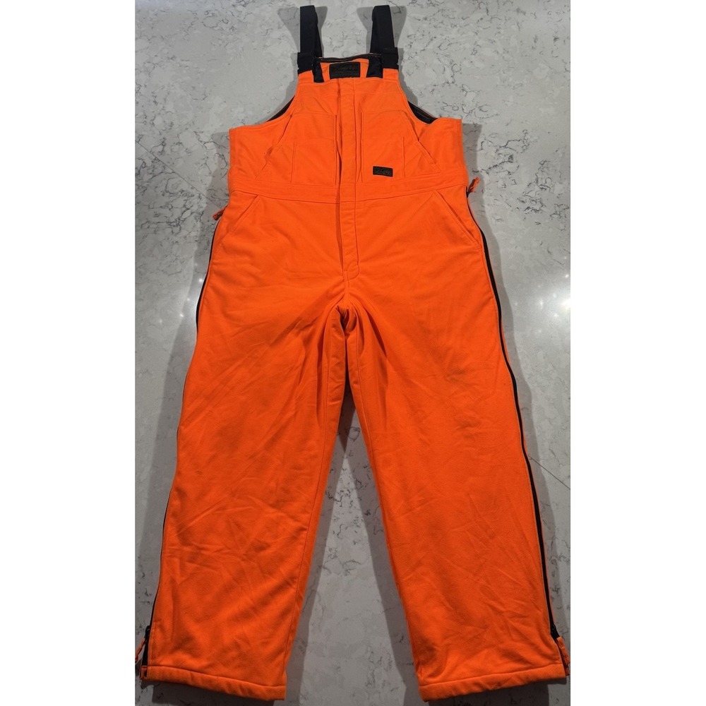 VTG Liberty Rugged Outdoor Gear Hunting Bib Overalls Mens Large Orange Insulated